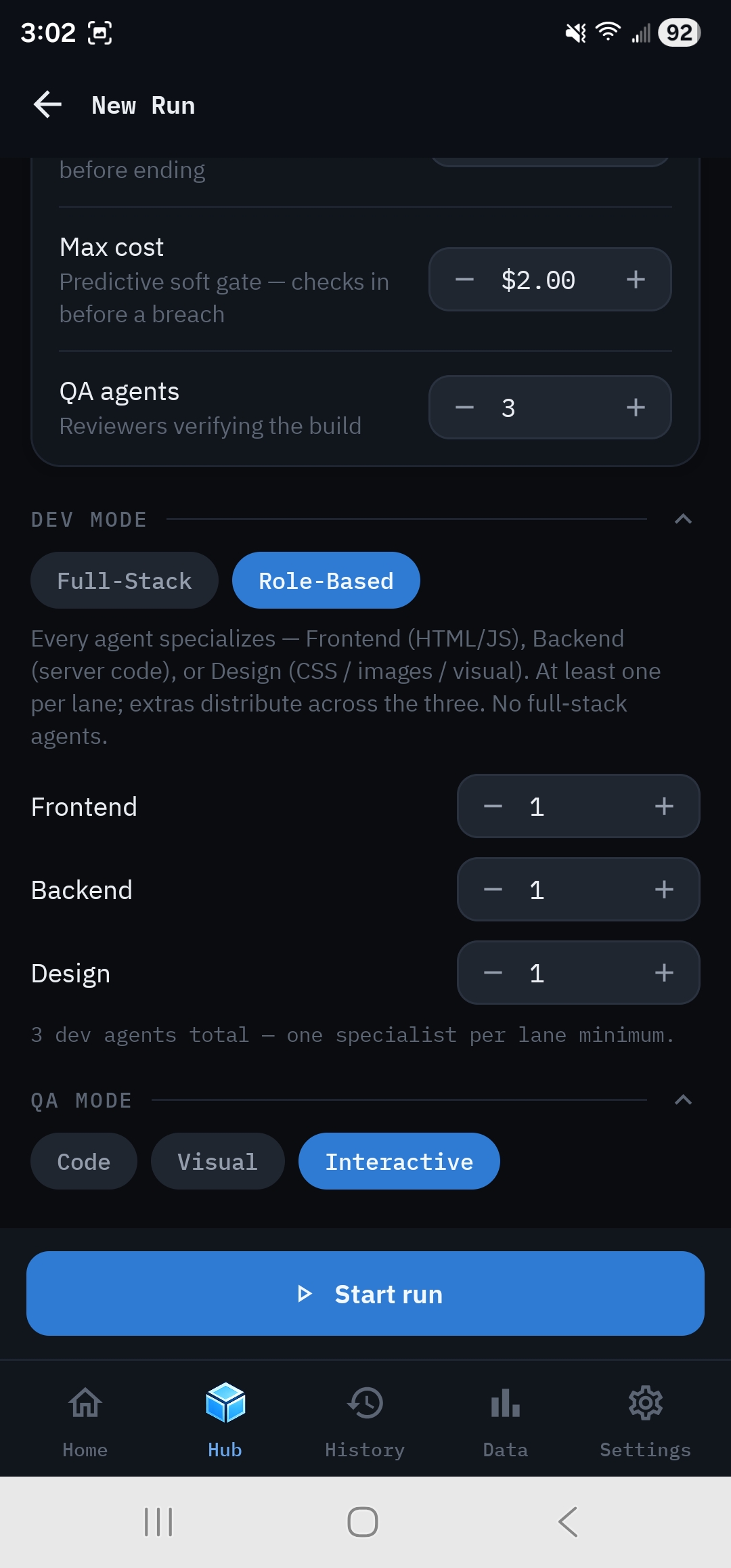 Role-Based dev mode